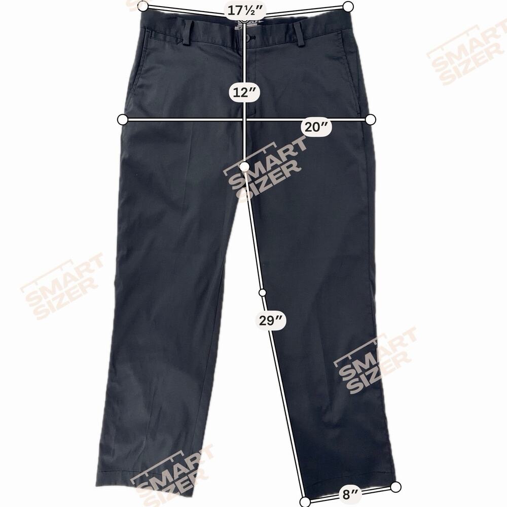 Nike Golf Dri-FIT Black Flat Front Performance Tech Pants 33x32 - measures 33x29 - Picture 8 of 16
